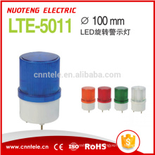 LTE-5011 100mm 12V 24V 110V 230V 380V LED Luz de advertencia giratoria